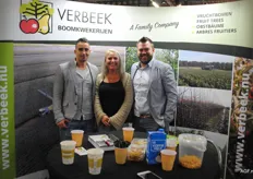 Ad, Steffi en Han Verbeek van Verbeek Boomkwekerijen.